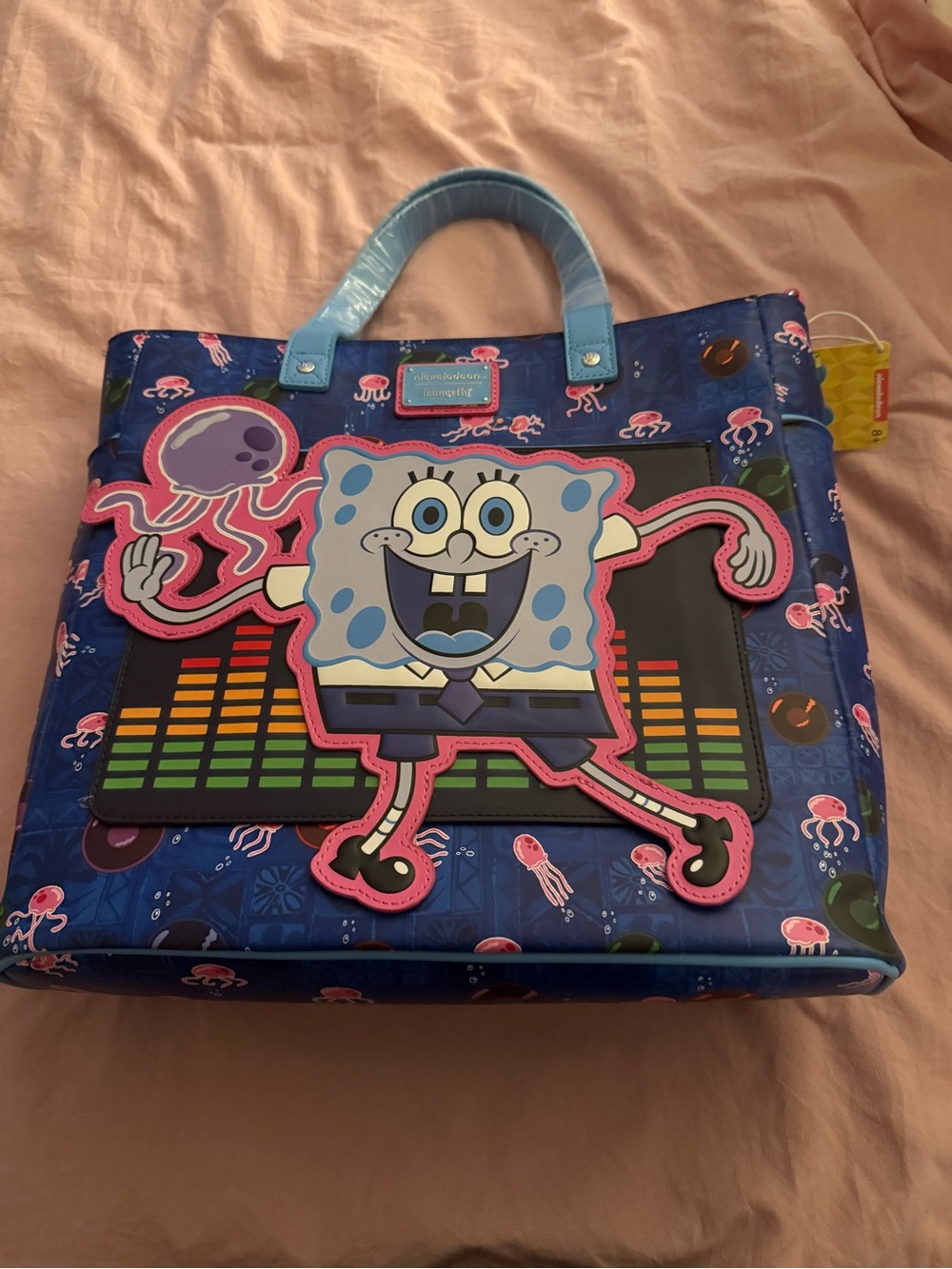 Loungefly SpongeBob SquarePants Jelly Dance Convertable Backpack/ Crossbody